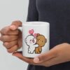Adorable Bear Hug Mug for Couples