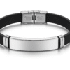 Premium Men's Black Silicone Bracele – Modern & Elegant Design