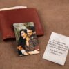 Personalized Wallet Card for Couples – Engraved Message Gift