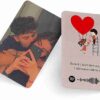 Personalized Wallet Card for Couples – Engraved Message Gift