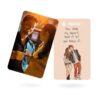 Personalized Wallet Card for Couples – Engraved Message Gift