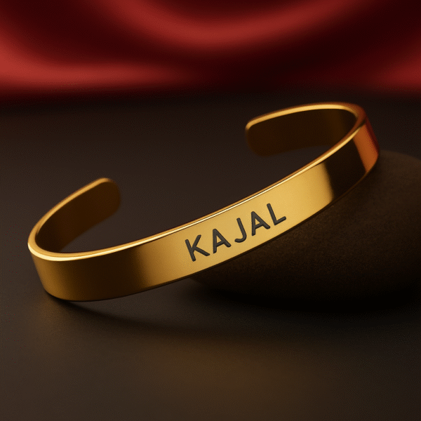 Personalized Gold-Plated Name Bracelet