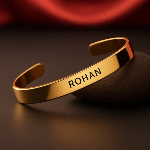 Personalized Gold-Plated Name Bracelet