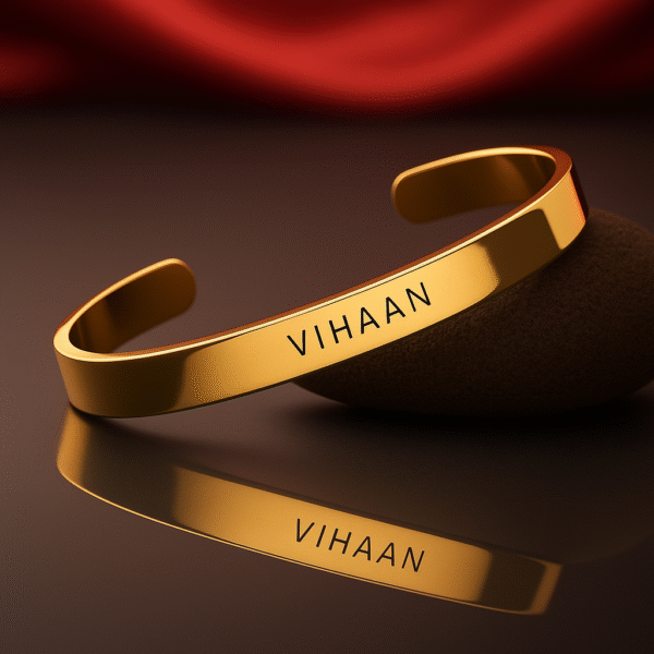 Personalized Gold-Plated Name Bracelet